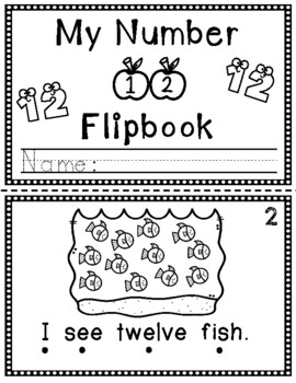 My Number 12 Flip Book (Flipbook)