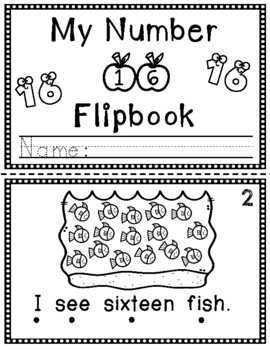 My Number 6 Flip Book (Flipbook)