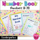My Number Book Numbers 11-20. Kindergarten Math