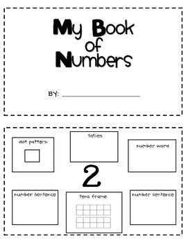 My Number Review Book by Just Reed | Teachers Pay Teachers