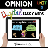 My Opinion Boom Cards™ Digital Task Cards - Reading and Wr