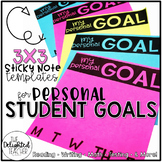 My Personal Goal {EDITABLE Sticky Note Templates}