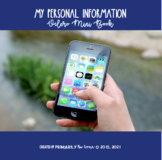 My Personal Information (An EDITABLE Velcro Mini-Book)