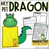 All About My Pet Dragon Narrative Writing Prompt and Activity