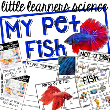 Preview of My Pet Fish - Science for Little Learners (preschool, pre-k, & kinder)