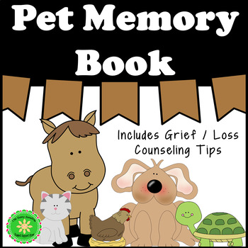 Preview of Pet Grief and Loss Journal Memory Book