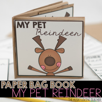 Preview of My Pet Reindeer Paper Bag Book