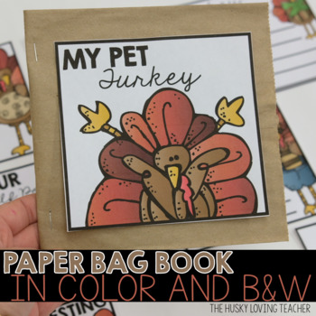 Preview of My Pet Turkey Paper Bag Book