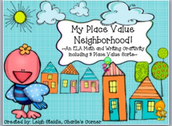 Preview of My Place Value Neighborhood!  A Math & Writing Craftivity