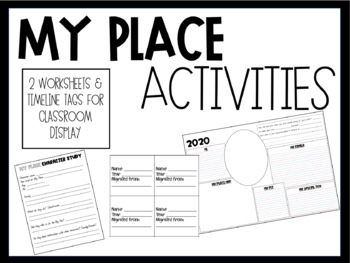 Preview of My Place by Nadia Wheatley - Worksheets
