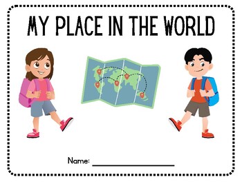 Preview of My Place in the World: Social Studies - City, State, Country, World - 50 states
