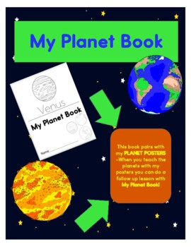 Preview of My Planet Book (tracing & color)