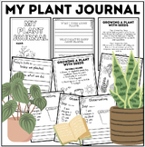 My Plant Journal | Observation Journal, Lessons and Instru
