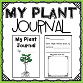 My Plant Journal - Science Recording Observations