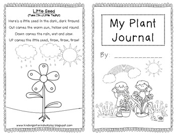Preview of My Plant Journal for Young Learners
