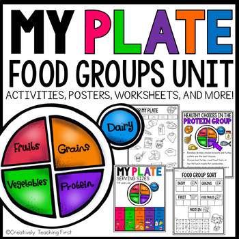 Preview of Food Groups- A Healthy Eating and Nutrition Unit DIGITAL