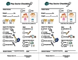 My Play Doctor Checklist & Appointment Cards - Imaginary/D