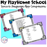 My PlayHome School App Companion for Speech Therapy