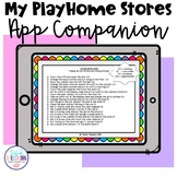 My PlayHome Stores App Speech Language Therapy Companion Packet