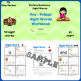 Sight Words Activities and Sight Words Sentences Pre - Pri