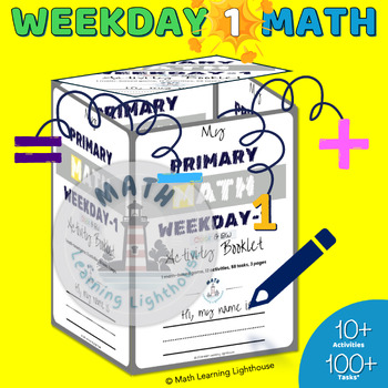 Preview of My Primary Math Weekday-1 Activity Booklet