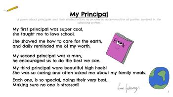 Preview of My Principal Poem
