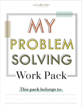 Preview of My Problem Solving Work Pack