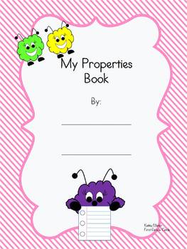 Preview of My Properties Book- Polka Dot with Monsters