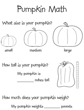 My Pumpkin Investigation Book by Perfectly Primary Printables | TpT