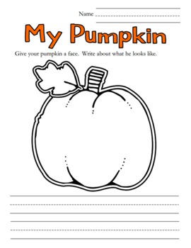 Pumpkin writing activities 2nd grade