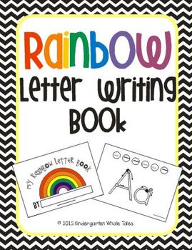 Preview of My Rainbow Writing Alphabet Book