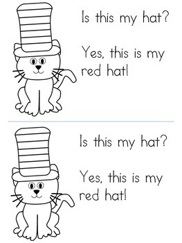 My Red Hat Easy Reader by Lucy Northen | Teachers Pay Teachers