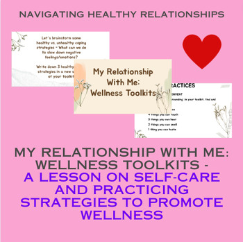 Preview of My Relationship With Me: Self-Care (Healthy Relationships Lesson 2) *DOCS