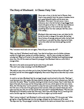 Preview of My Reluctant Teen Readers_Bluebeard. A classic Fairy Tale