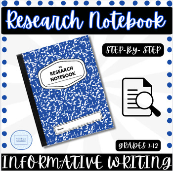 Preview of My Research Notebook - Steps to Writing a Research Paper