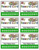 "My Reward Card" Behavior Incentive Punch Cards