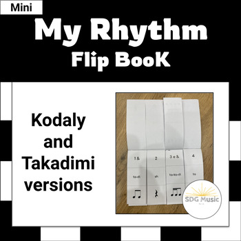 Preview of My Rhythm Flip Book