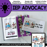 My Role in My IEP | Student Self Advocacy Adapted Book, Re