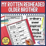 My Rotten Redheaded Older Brother by Patricia Polacco in D