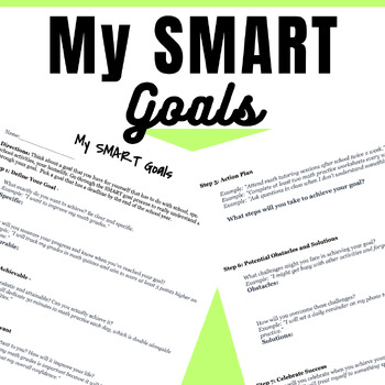 Preview of My SMART Goals