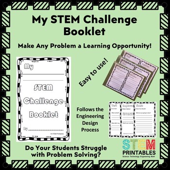 Preview of My STEM Challenge Booklet - Problem Solving Graphic Organizer