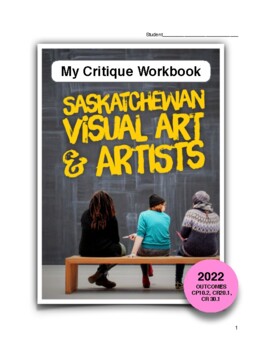 Preview of My Saskatchewan Artwork Critique Workbook