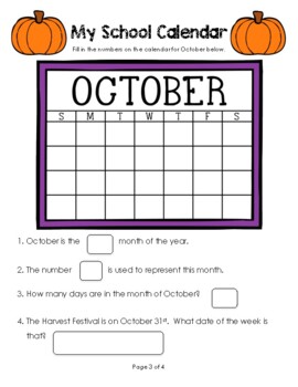 Magic Monday! Let's Trace 'October' on a Free Worksheet – Kelly