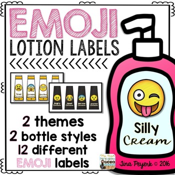 Preview of EMOJI Lotion Labels: Supporting Self-Regulation Skills