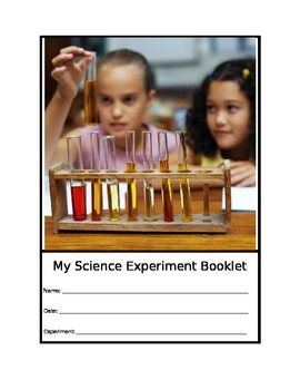 Preview of My Science Experiment Booklet