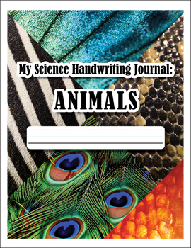 Preview of My Science + Handwriting Journal: Animals