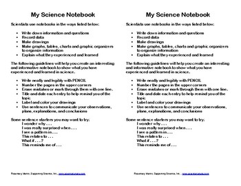 Preview of My Science Notebook-2 per page