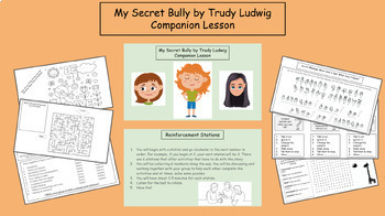 Preview of My Secret Bully by Trudy Ludwig SEL Companion Lesson