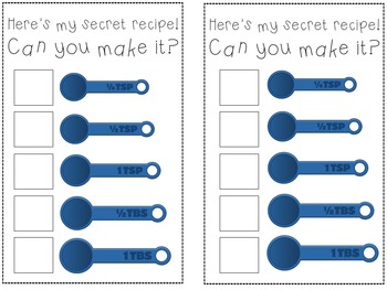 My Secret Recipe: Using Measuring Cups and Spoons by Rita Mitchell