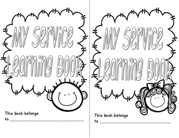 Preview of My Service Learning Interactive Book
